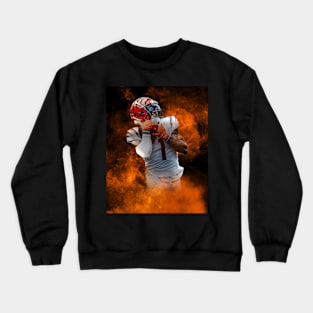 Ja'Marr Chase Cincinnati Sports Art Crewneck Sweatshirt